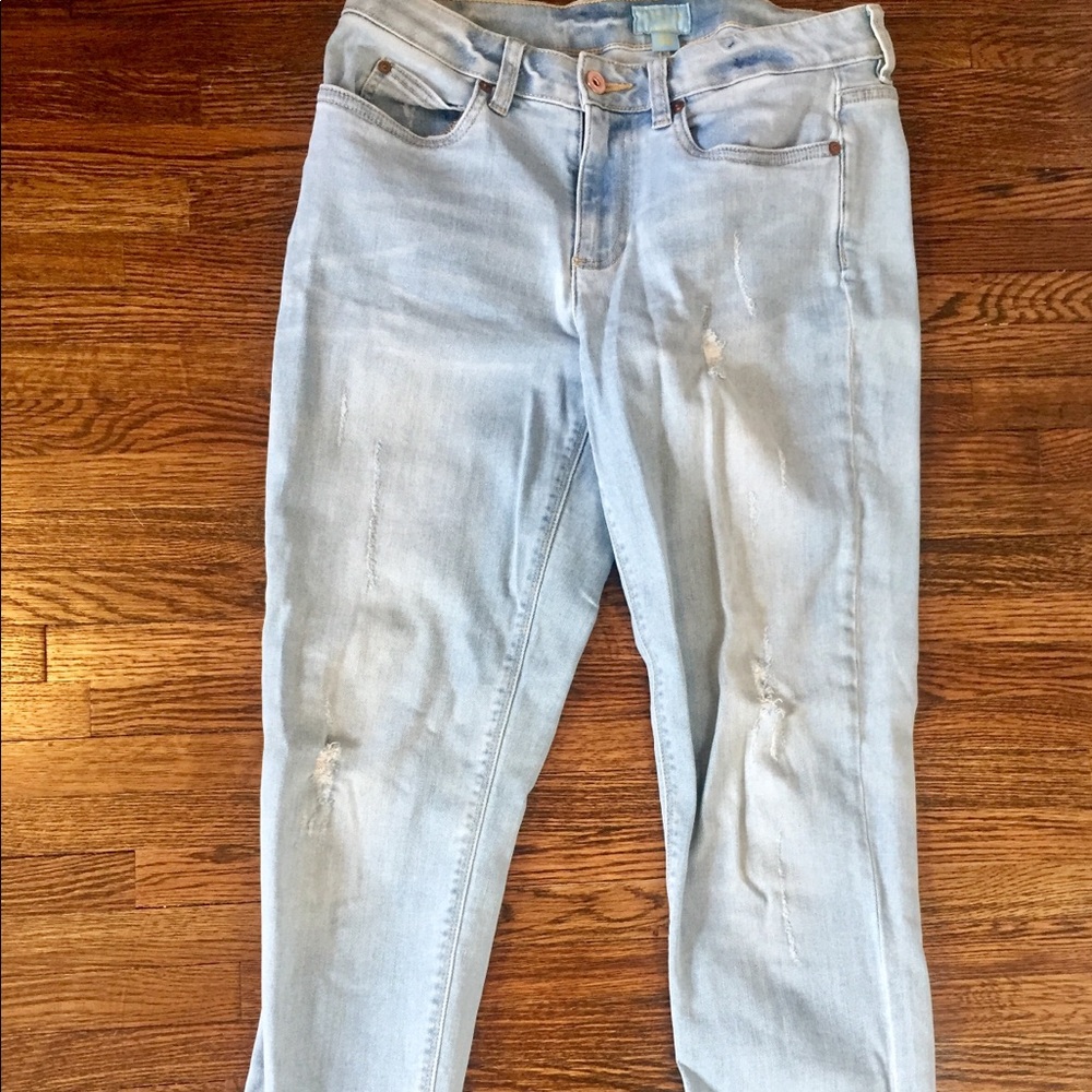 Cece by Cynthia Steffe Skinny Stretch Light Jeans